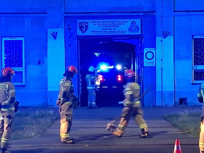 Zawalenie się budynku liceum w Częstochowie