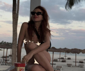 Gwiazdy w bikini na święta