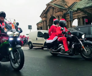 Motomikołaje przejechały ulicami Szczecina