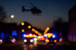 Wypadek hulajnogi w Żyrardowie. Feralny błąd i lot śmigłowcem LPR