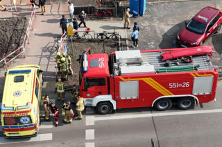 Potrącony na torach w Józefowie