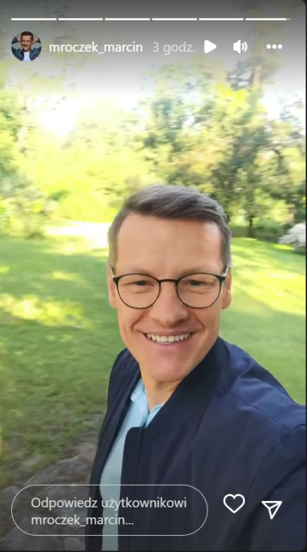 M jak miłość. Marcin Mroczek (Piotrek) na planie nowego sezonu