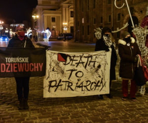 Strajk kobiet w Toruniu - 27-28.01.2021 - zdjęcia z protestów