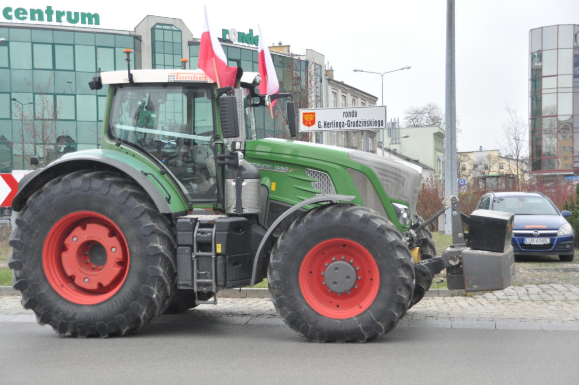 Strajk rolników w Kielcach. 14 marca 2024
