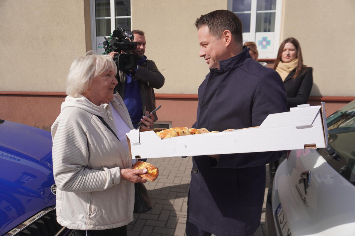 Rafał Trzaskowski w Skarżysku-Kamiennej. 19 maja 2025