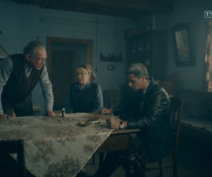 Stulecie Winnych 3 odc. 36. Jasiek (Patryk Szwichtenberg), Władek (Arkadiusz Janiczek), Kazia (Katarzyna Kwiatkowska)