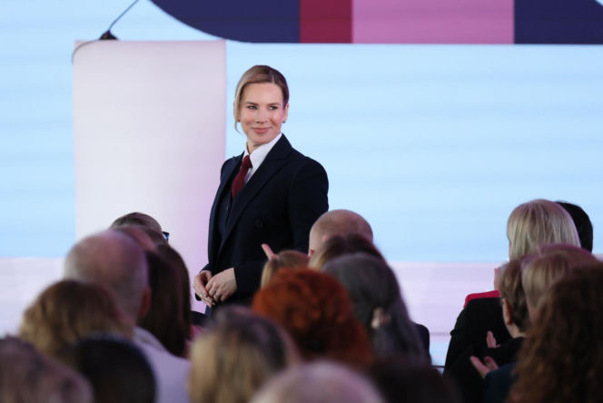 Marta Nawrocka zabrała głos przed Dniem Kobiet. Jej strój nie był przypadkiem