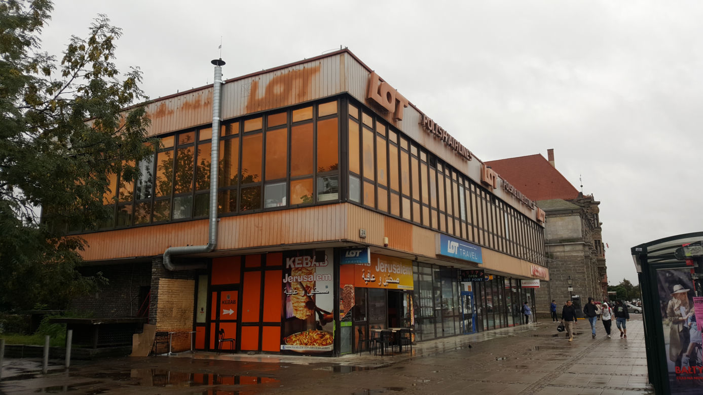 Budynek LOT w Centrum Gdańska