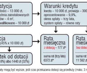 Rachunek kosztów kredytu z dopłatą na kolektory