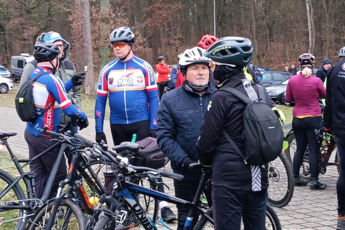 Szczecińscy rowerzyści powitali 2025 rok