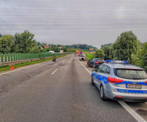 Śmiertelny wypadek na A4. Kierowca jechał pod prąd [ZDJĘCIA]