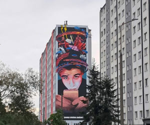 Ogromny mural w Skarżysku-Kamiennej