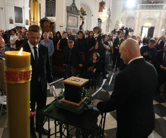 Łzy na pogrzebie Traczyk-Stawskiej. Syn zabrał głos