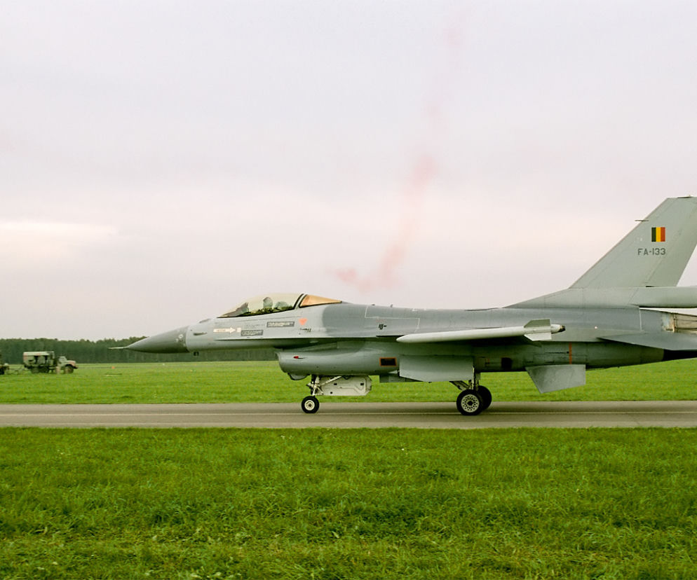 F-16 Belgijskich Sił Powietrznych [zdjęcie ilustracyjne]