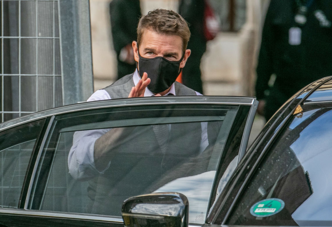 Tom Cruise na planie Mission Impossible 7