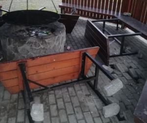 Wandale zdewastowali obiekty TKKF Pogórze Ciężkowice