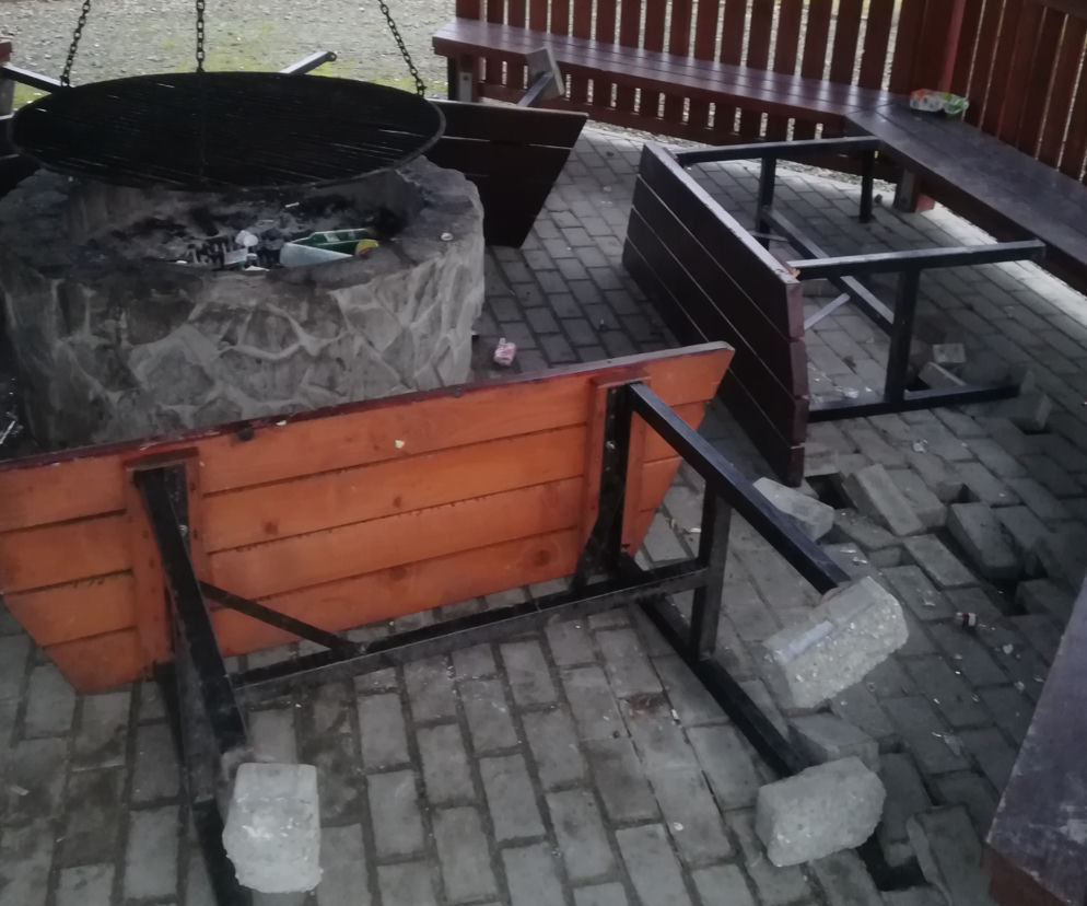 Wandale zdewastowali obiekty TKKF Pogórze Ciężkowice