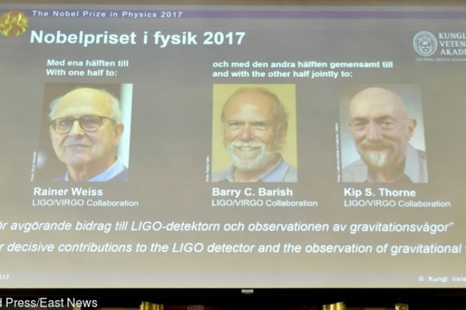 Nagroda Nobla w dziedzinie fizyki w 2017 rok