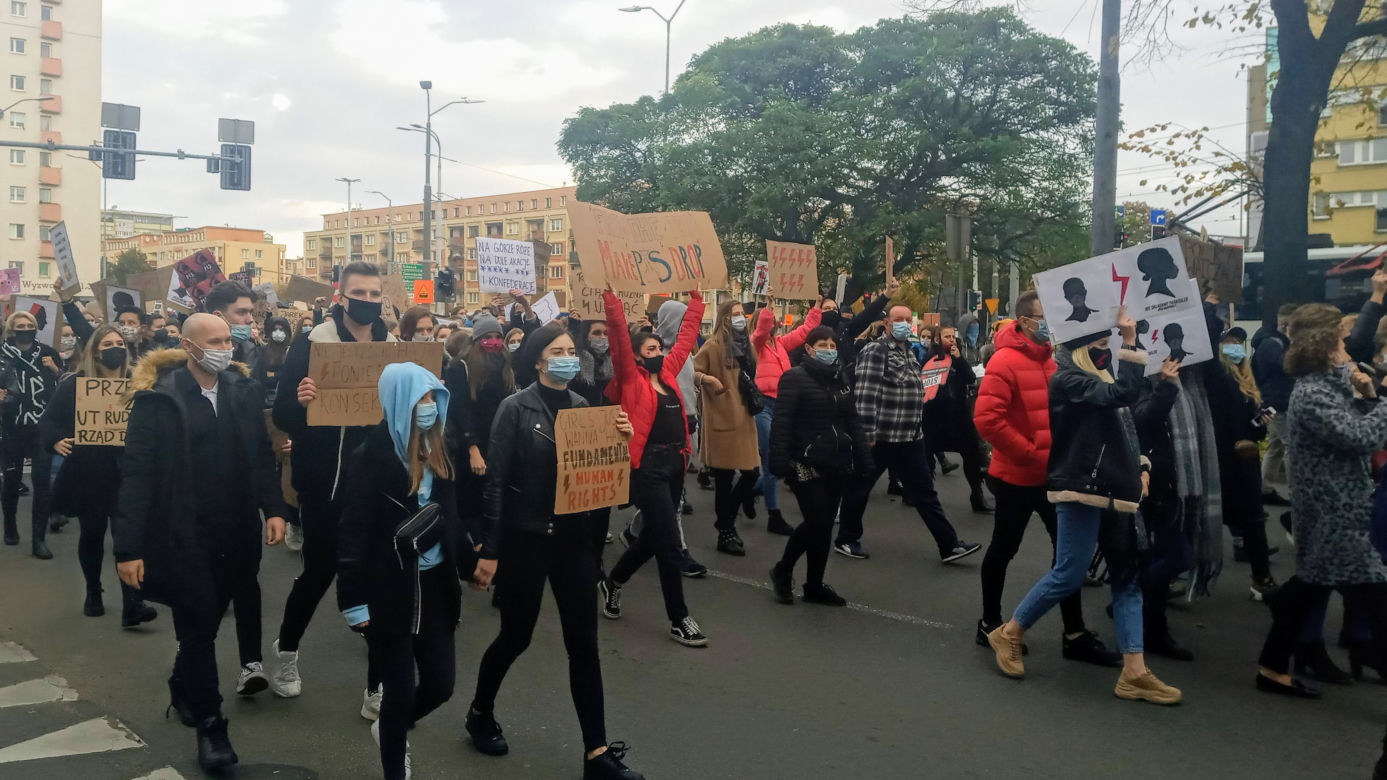 Protest kobiet w Szczecinie - 28.10.2020
