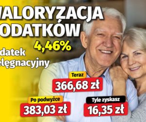 Waloryzacja dodatków 4,46%