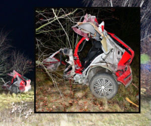 Pijany i naćpny rąbnął seatem w drzewo. Z auta zostały strzępy, pasażer zginął na miejscu