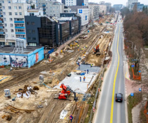 Tramwaj do Dworca Zachodniego w Warszawie - grudzień 2025