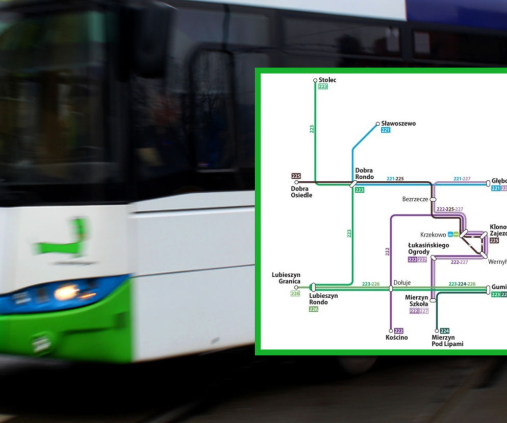 Zmiany w komunikacji autobusowej między Szczecinem i gminą Dobra