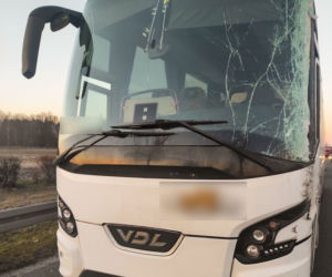 Pijany kierowca autobusu wiózł pasażerów