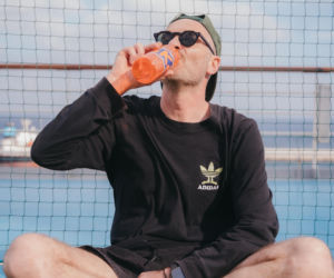 Zagraliśmy w kosza na dachu statku!