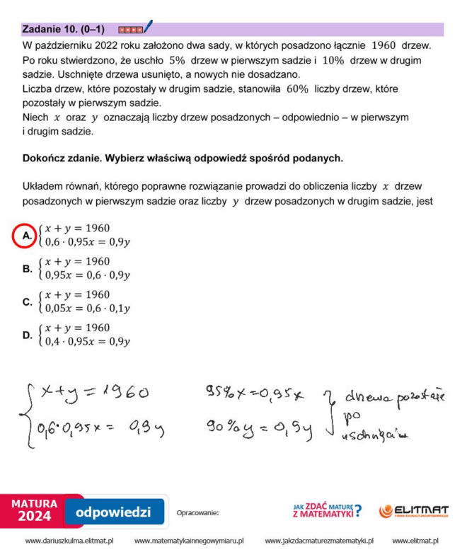 Matura 2024: matematyka. Arkusze CKE i odpowiedzi. Poziom podstawowy [Formuła 2023]