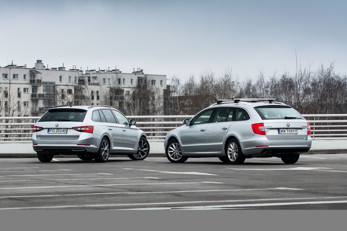 Skoda Superb Combi mk. II vs. Skoda Superb Combi mk. III