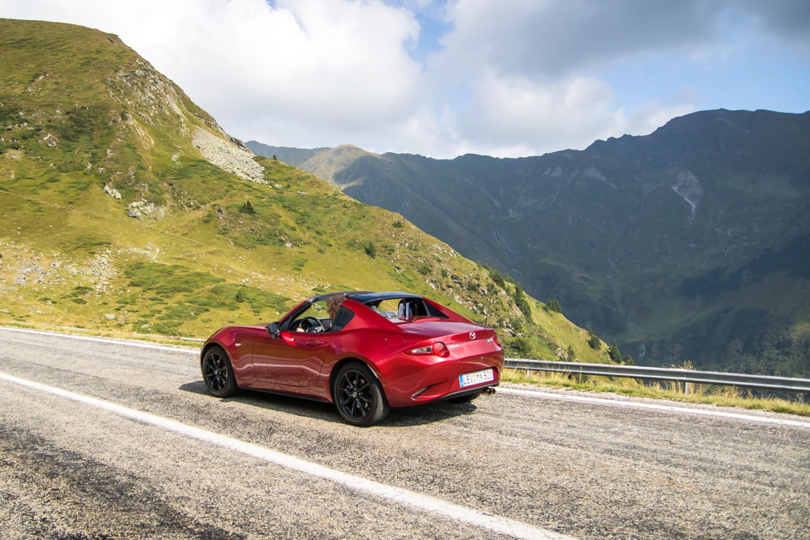 Mazda MX-5 RF na Drodze Transfogaraskiej
