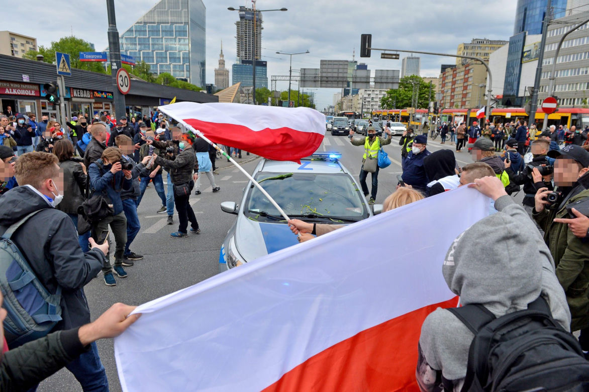 Protest przedsiębiorców w Warszawie