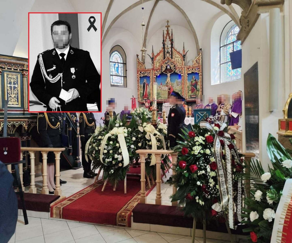 Druh Bogdan uderzył w słup jadąc do pożaru traw. Słowa księdza podczas pogrzebu wyciskają łzy
