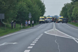 Tragiczny wypadek na DK w Głogowie pod Toruniem. Nie żyje jedna osoba
