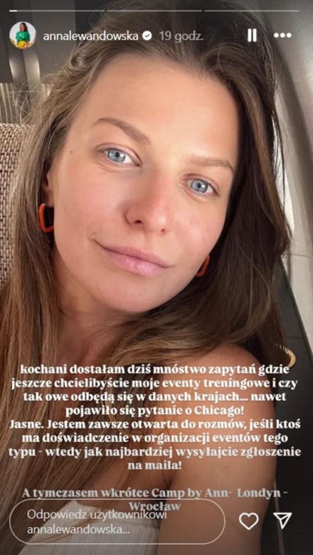 Anna Lewandowska bez makijażu