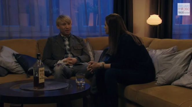 Pierwsza miłość. Piotr/Igor (Rafał Mohr), Agata (Aleksandra Kisio)