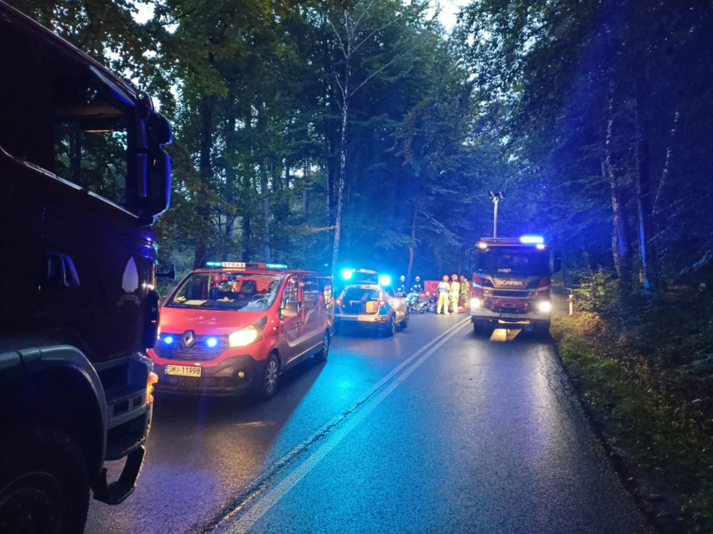 Wypadek w Orzeszu