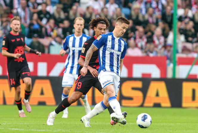 Górnik Zabrze - Lech Poznań: Zdjęcia kibiców i zawodników z meczu 8. kolejki PKO BP Ekstraklasy