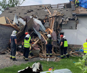 W Kaniowie wichura uszkodziła 22 domy
