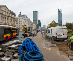 Tak zmieniają się okolice ronda Dmowskiego