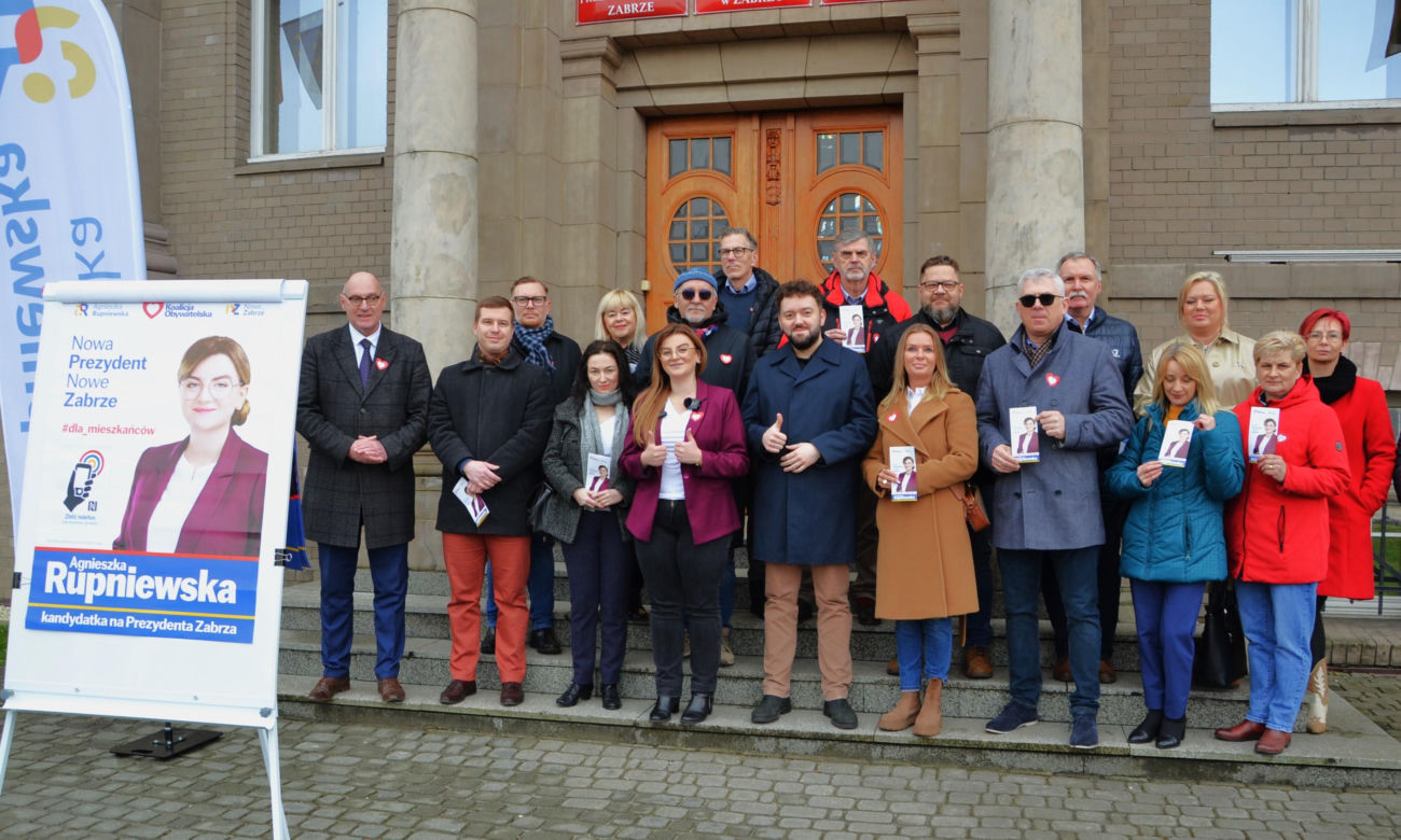 Agnieszka Rupniewska walczy o fotel prezydenta Zabrza