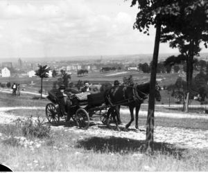 Panorama Krakowa 90 lat temu