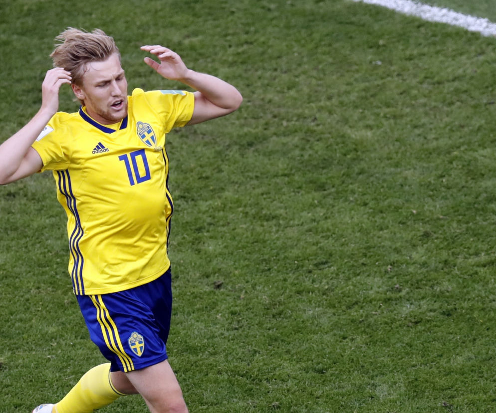 Grupa F: Mecz Meksyk-Szwecja. Emil Forsberg