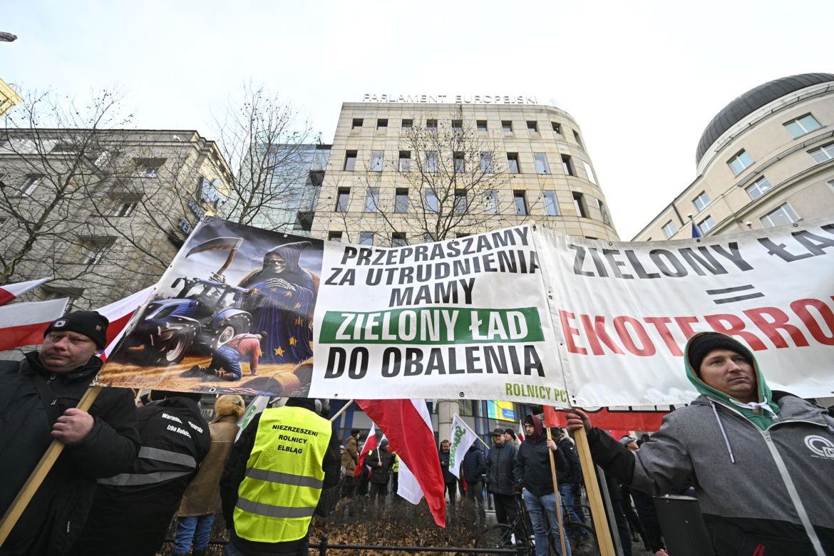 Protest rolników w Warszawie (3.01.2025)