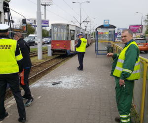 Zderzenie tramwajów na ul. Fordońskiej w Bydgoszczy [ZDJĘCIA]
