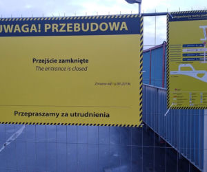 Przebudowa starej kładki na dworcu w Szczecinie
