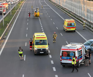 Poważny wypadek na S8. Troje dzieci trafiło do szpitala