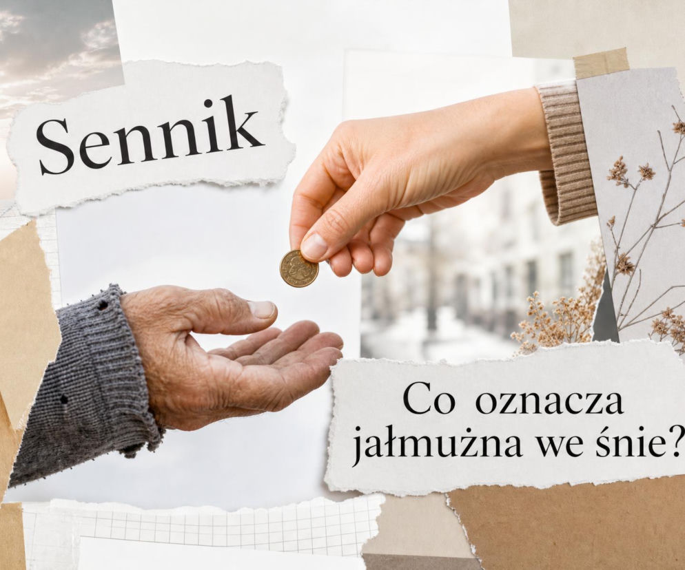Dłoń osoby wkładającej monetę w dłoń żebraka. O znaczeniu snu o jałmużnie przeczytasz na łamach SE.
