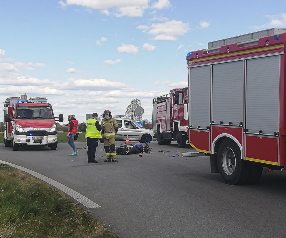 Śmiertelny wypadek motocyklisty pod Brzegiem